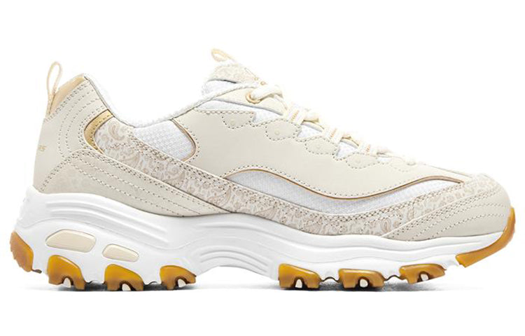 (WMNS) Skechers D'lites 4.0 'Cream' 896135-OFWT