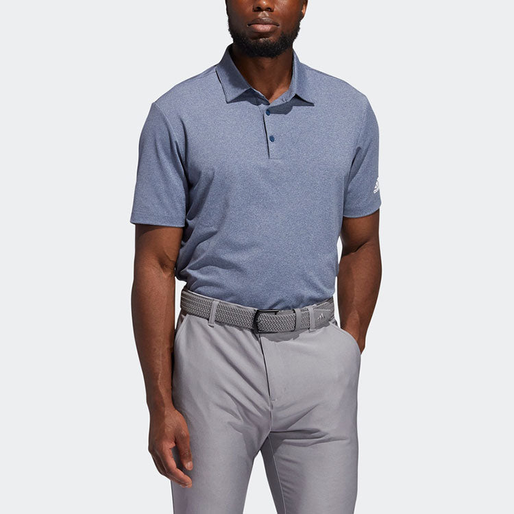 adidas Golf Sports Short Sleeve Polo Shirt Navy Blue GM0090