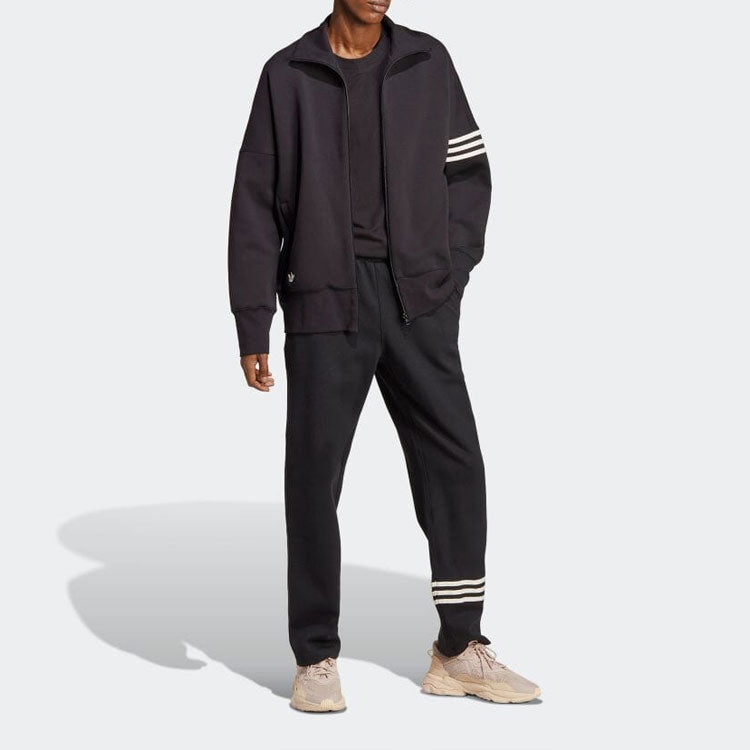 adidas Adicolor Neuclassics Track Jacket 'Black Whote' HR8695