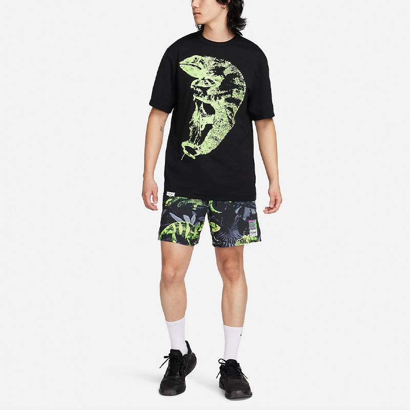 Nike Dri-FIT Unlimited Studio '72 Unlined Woven Gym Shorts 'Green Yellow' FB7981-337