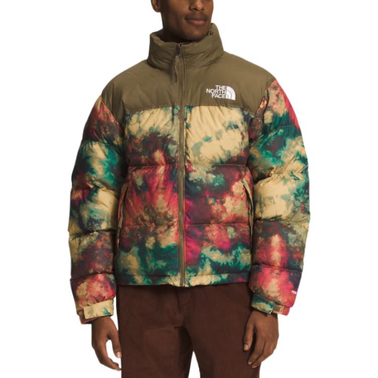 THE NORTH FACE 1996 Retro Nuptse Jacket ANTELOPE TAN ICE DYE PRINT NF0A5IX4-94B