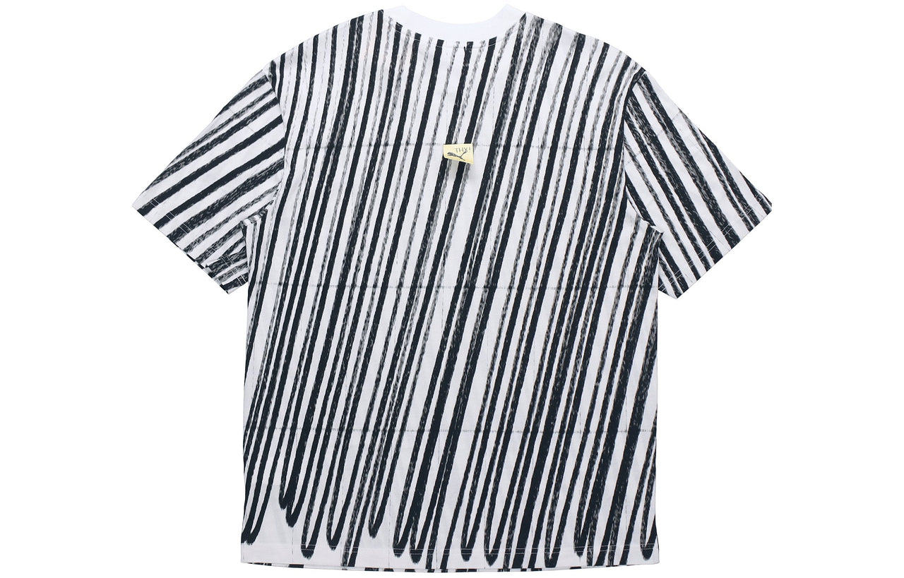 PUMA x MICHAELLAU Crossover Casual Sports Round Neck Breathable Printing Short Sleeve White 531322-02