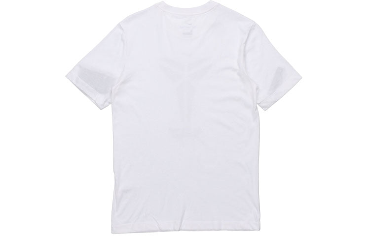 Nike logo Printing Round Neck Pullover Casual Short Sleeve White CD1327-100