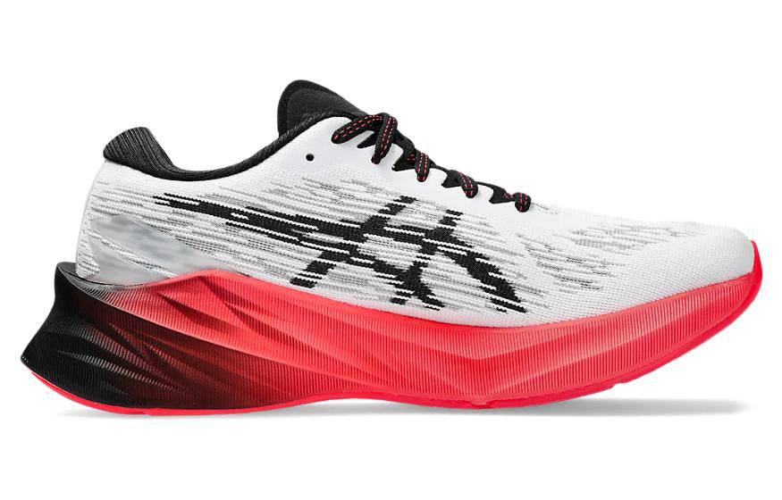 (WMNS) ASICS Novablast 3 'White Black Electric Red' 1012B288-104