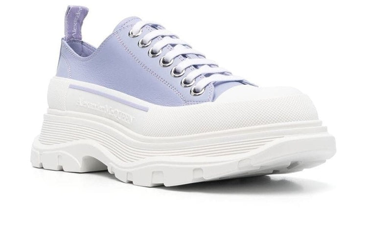 (WMNS) Alexander McQueen Tread Slick Sneakers 'Blue White' 702042WHZ625439