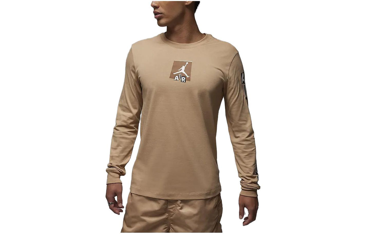 Air Jordan Brand Graphic Long-Sleeve T-Shirt 'Hemp' FD7018-200