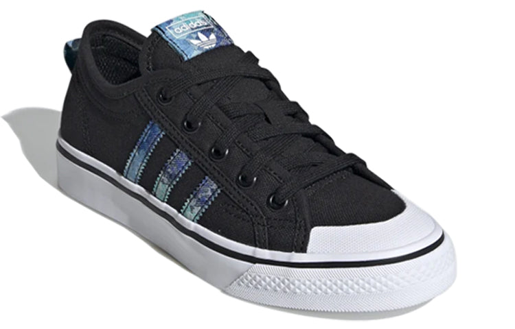 (GS) adidas originals Nizza J 'Black Blue' EF5429