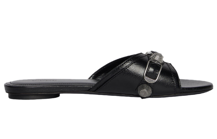 (WMNS) Balenciaga Cagole Sandals 'Black' 694342WAD4E1081