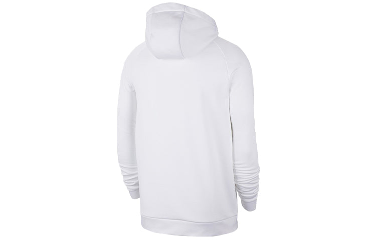 Nike logo Printing Fleece Lined Stay Warm Sports Pullover Drawstring White CK0914-100