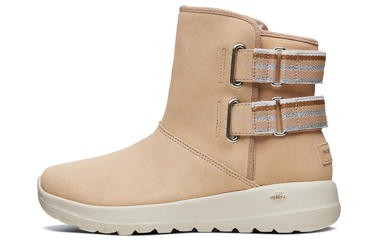 (WMNS) Skechers Casual Boots 'Brown' 16614-TAN