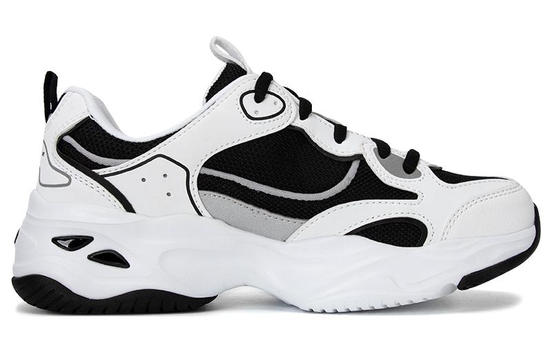 (WMNS) Skechers D'Lites 4.0 Shoes 'White Black' 896256-WBK