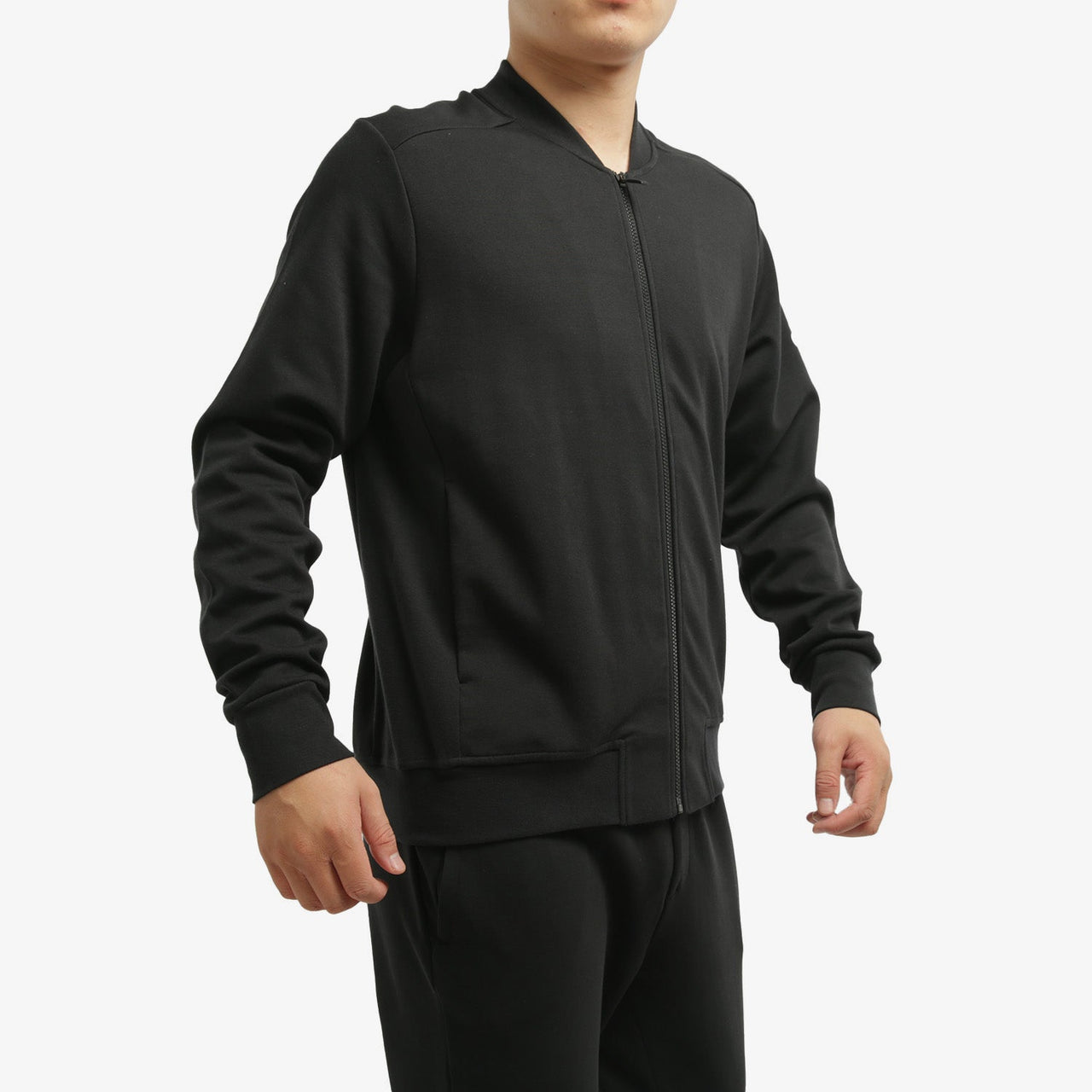 adidas Training Sports Solid Color Logo Jacket Black GF3970