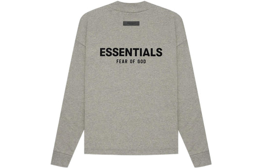 Fear of God Essentials SS22 Long Sleeve Tee Dark Oatmeal FOG-SS22-609