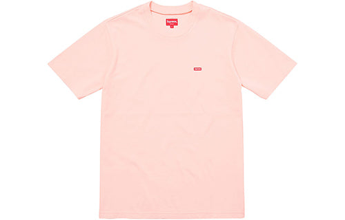 Supreme SS18 Small Box Pique Tee Peach Logo Tee SS18-0188