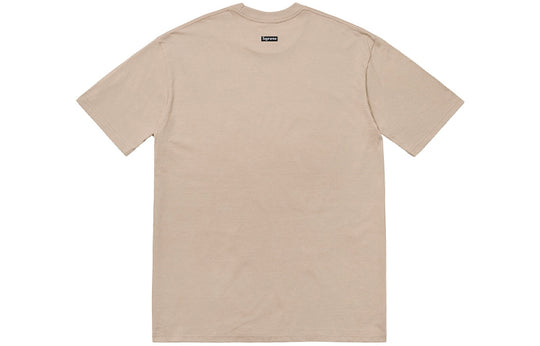 Supreme FW18 Marvin Gaye Tee Clay Character Printing Short Sleeve Unisex Khaki SUP-FW18-1173