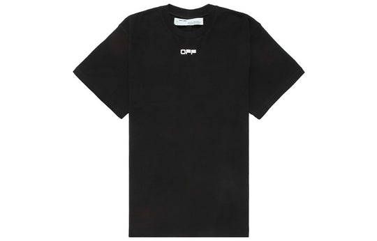 Off-White C/O Virgil Abloh Men'S Black Airport Tape Over Tee OMAA038S201850031088