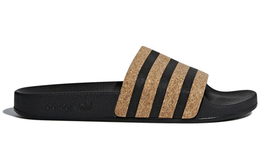 (WMNS) adidas Adilette 'Black Cork' CQ2237