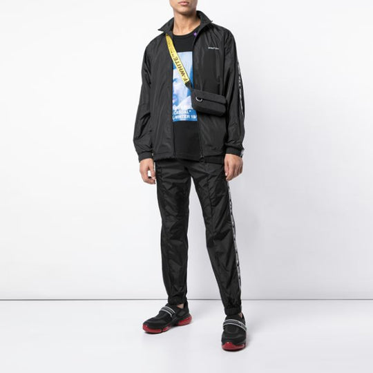 Off-White Track Jacket 'Black' OMBD010S19A230011000