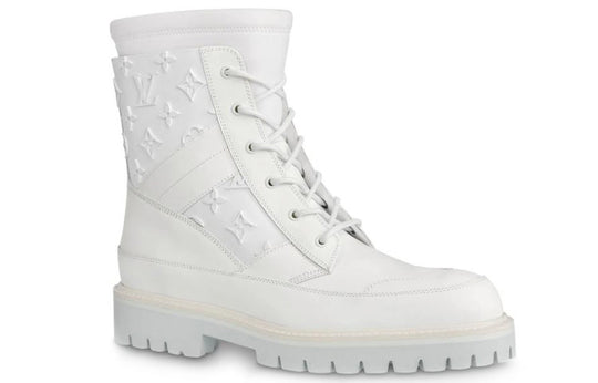 LOUIS VUITTON Landscape Boots 'White Monogram' 1A7P8G