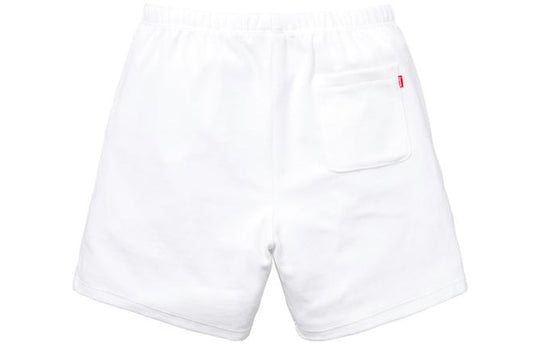 Supreme SS18 Velour Warm Up Short White SUP-SS18-335