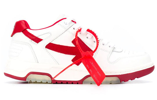 (WMNS) Off-White Out Of Office Low Sneakers White/Red OWIA259F20LEA0010125