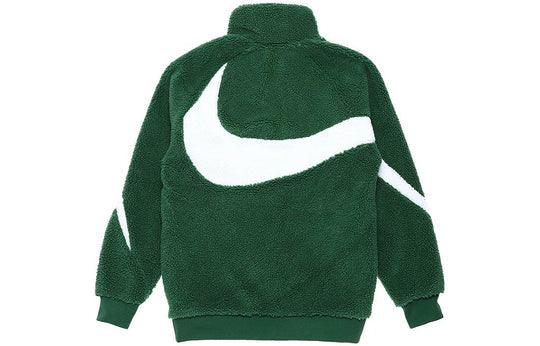 Nike Big Swoosh Reversible Boa Jacket (Asia Sizing) 'Green' BQ6546-341