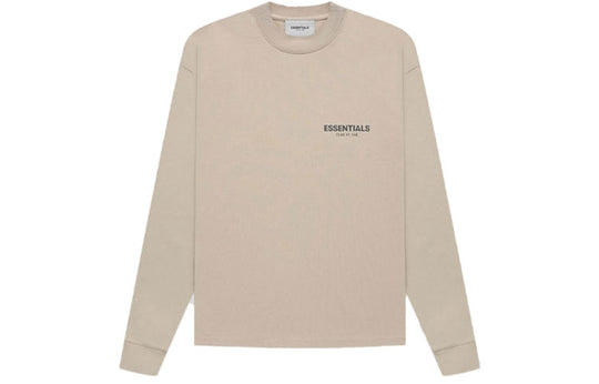 Fear of God Essentials FW21 Long Sleeve T-shirt Tan FOG-FW21-185