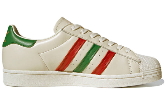 adidas Originals Superstar Shoes 'Off White Scarlet Green' FZ5435