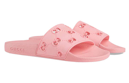 (WMNS) Gucci GG Slide Rubber 'Pink' 573922-JDR00-5846