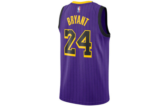 Nike NBA Jersey lakers City limited 24 Kobe 18-19 Season SW Fan Edition Purple AV4270-505