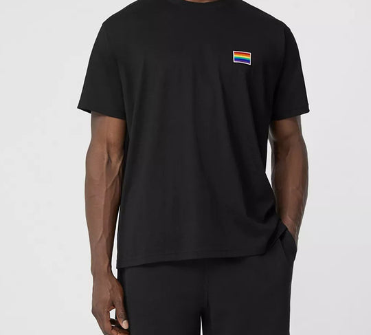 Burberry Rainbow Pure Cotton Short Sleeve Unisex Black 80320921