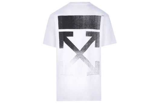 Off-White FW21 Arrow Printing Short Sleeve Version White OMAA027F21JER0050110