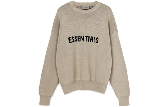 Fear of God Essentials FW21 Knit Pullover Sweater Linen FOG-FW21-109