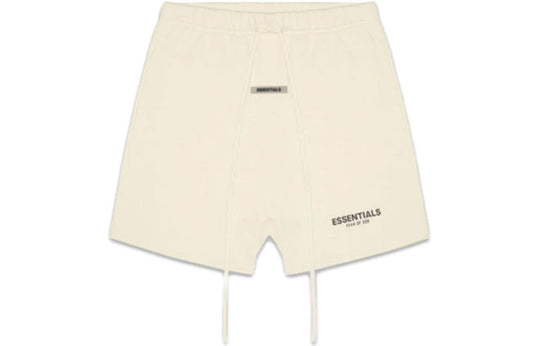 Fear of God Essentials SS20 Fleece Shorts Buttercream FOG-SS20-285