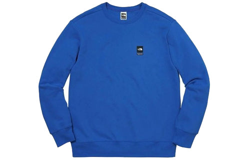 Supreme FW17 The North Face Mountain Crewneck Sweater 'Blue' SUP-FW17-161