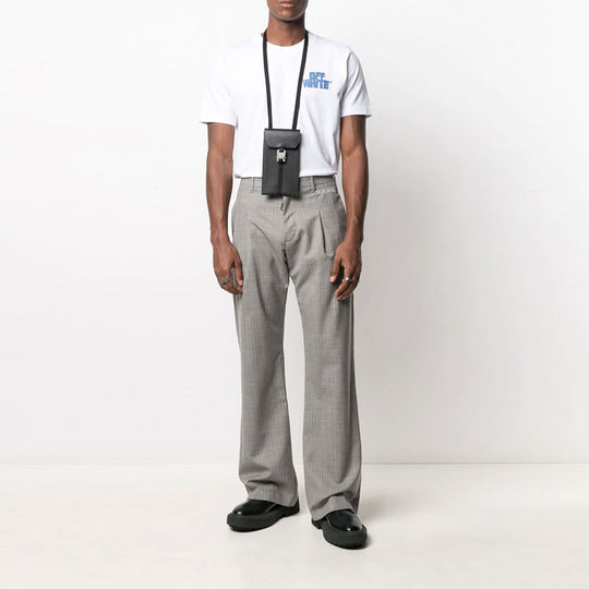 Men's Off-White SS21 Gray Long Pants/Trousers OMCA171R21FAB0010600