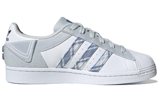 (WMNS) adidas Originals Superstar 'White Gray Blue' IG3005