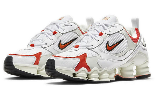 (WMNS) Nike Shox Nova 'White Team Orange' AT8046-101