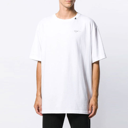 Off-White Arrow Short Sleeve Ordinary Version White OMAA038F191850110110