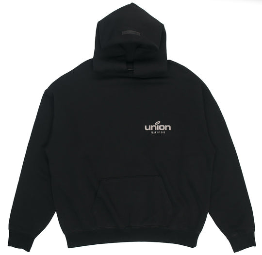 Fear of God Essentials FW21 Vintage Hoodie x Union LA 'Black' FOG-FW21-096