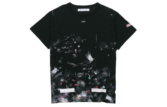 Off-White Seeing Things Washed T-Shirt 'Black' OMAA002G20JER0089901