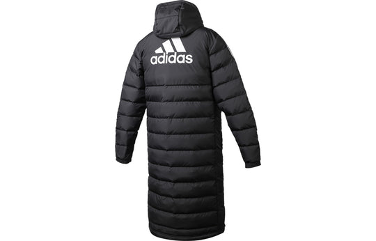 adidas Tiro21L Down Football Hood Warm Down Jacket Men's Black GM5245