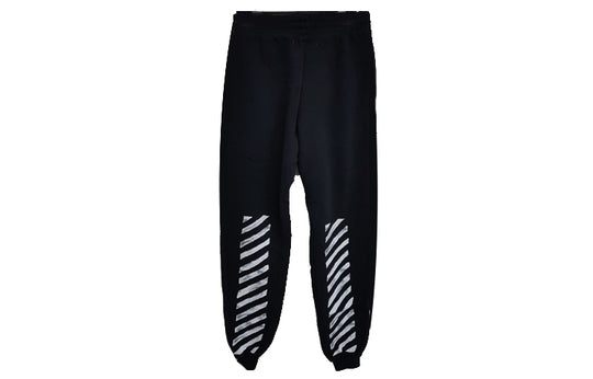 Off-White Casual Long Pants/Trousers Unisex Black CM30000205