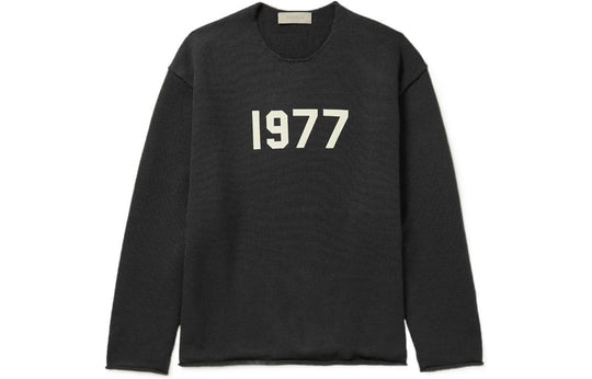 Fear of God Essentials SS22 Raw Edge Sweater Iron 1977 FOG-SS22-010