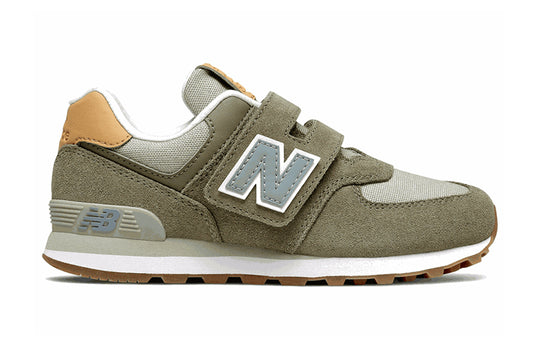 (PS) New Balance 574 Classics Shoes 'Olive Green White' PV574NT2