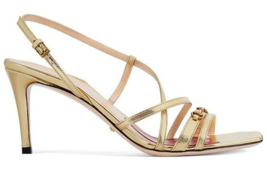 (WMNS) Gucci Victoria Strappy Horsebit Sandal 'Platino' 695214-B8B00-8053