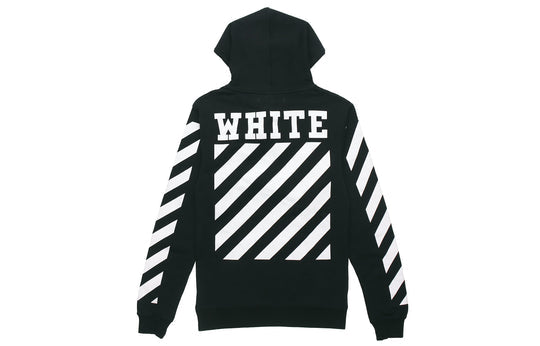 Men's Off-White Painting Stripe Black OMBB001F150030031088