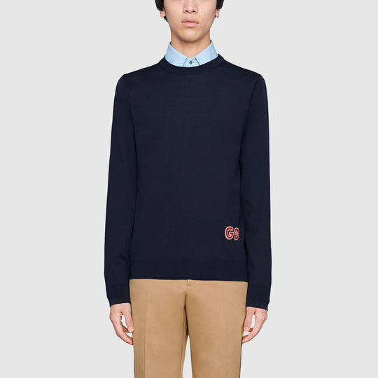 Gucci SS21 Wool Jumper 'Navy' 576810-XKAOW-4440