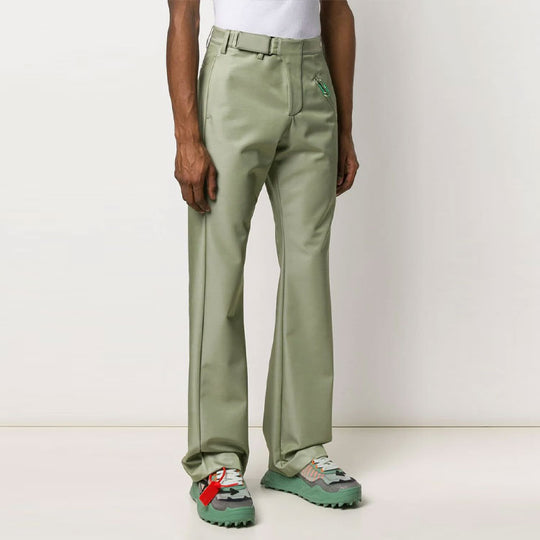 Off-White Solid Color Design Pants Slim Fit Version OMCA125S20H770204600