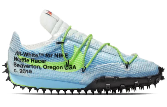 (WMNS) Nike Off-White x Waffle Racer 'Vivid Sky' CD8180-400